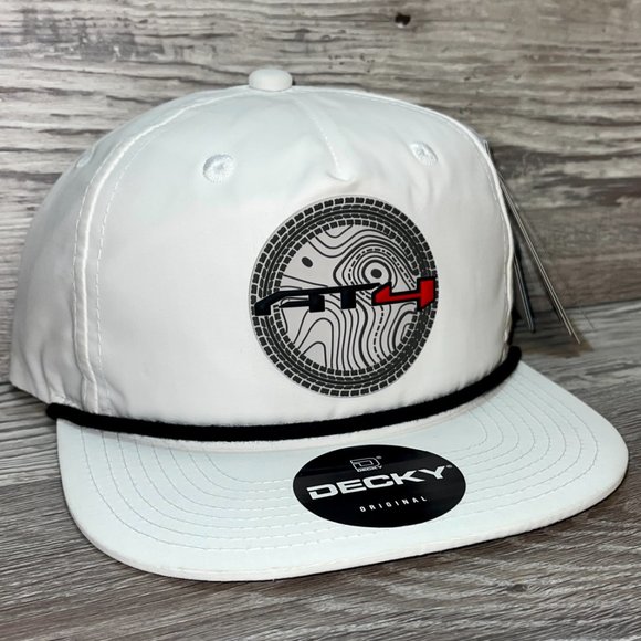 GMC AT4 Topo 3D Classic Rope Hat- White/ Black - Picture 2 of 4